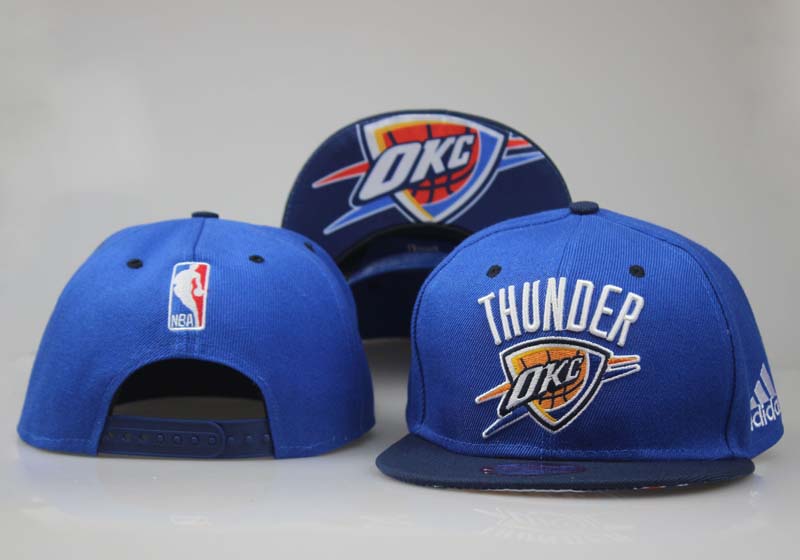 Thunder Team Logo Blue Navy Adjustable Hat LT
