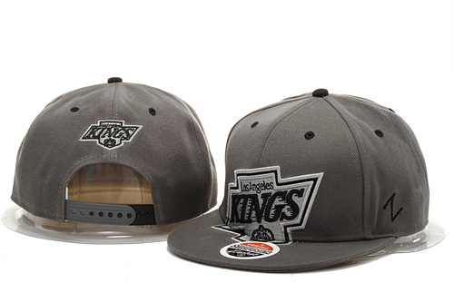 Kings Team Logo Gray Adjustable Hat GS