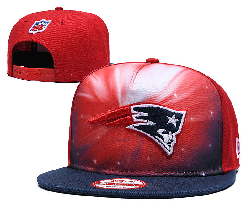 Patriots Team Logo Black Red Galaxy Adjustable Hat GS