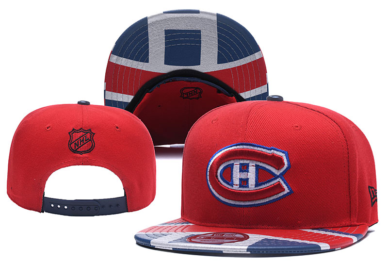 Canadiens Team Logo Red Adjustable Hat YD - Click Image to Close