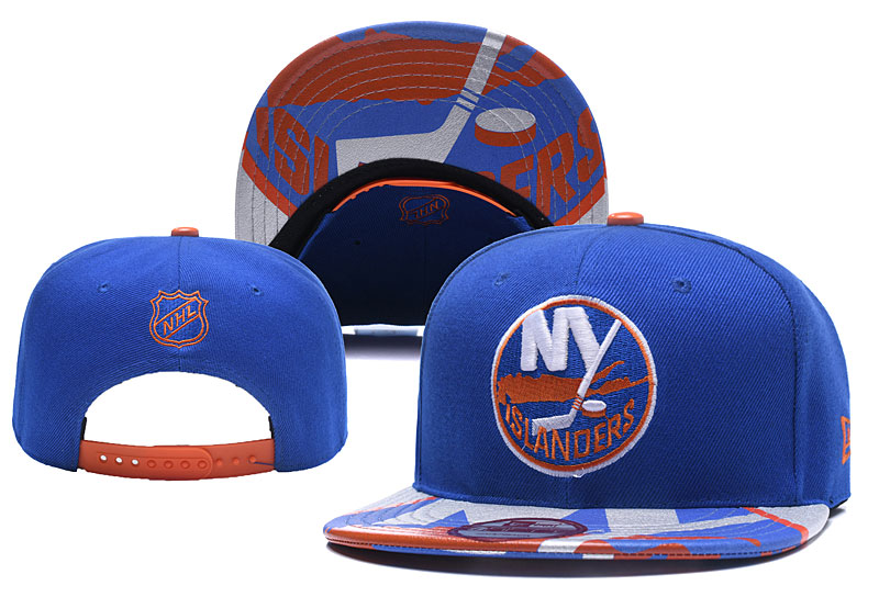 Islanders Team Logo Blue Adjustable Hat YD - Click Image to Close