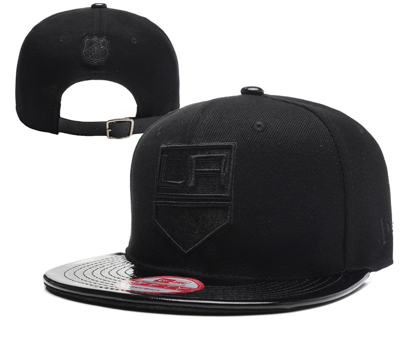 Los Angeles Kings Team Logo Black Adjustable Hat YD