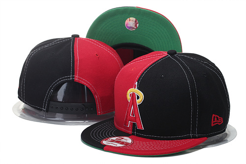 Angeles Fresh Logo Black Red Adjustable Hat GS