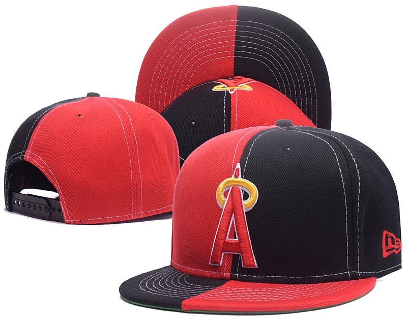 Angeles Team Logo Black Red Adjustable Hat GS