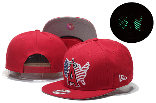 Angeles Team Logo Luminous USA Pattern Adjustable Hat GS