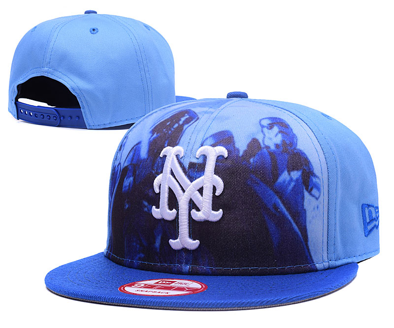 Mets Fresh Logo Blue Game Adjustable Hat GS