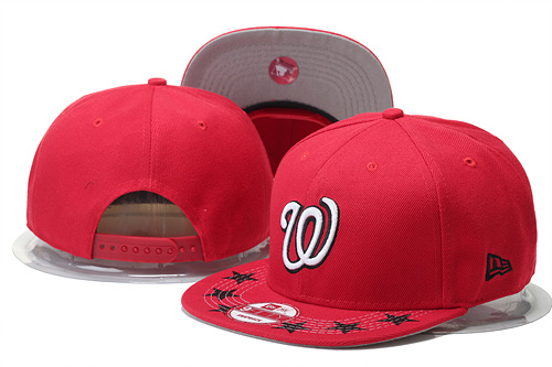 Nationals Fresh Logo Red With Star Adjustable Hat GS