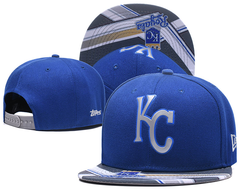 Royals Team Logo Blue Adjustable Hat GS
