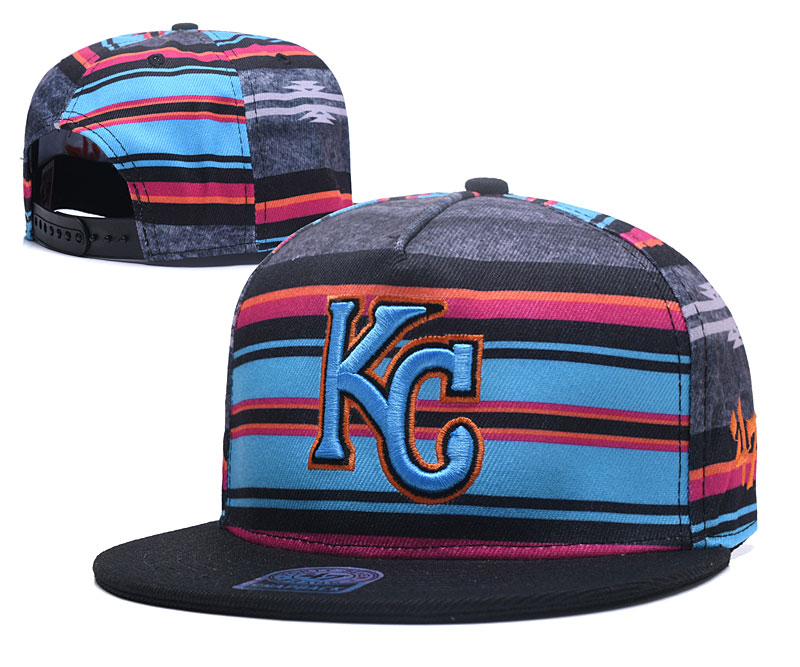 Royals Team Logo Stripe Adjustable Hat GS