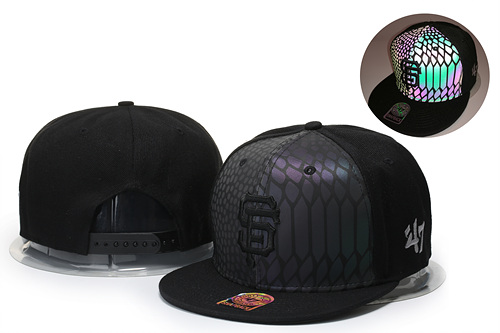 San Francisco Giants Black Adjustable Hat GS