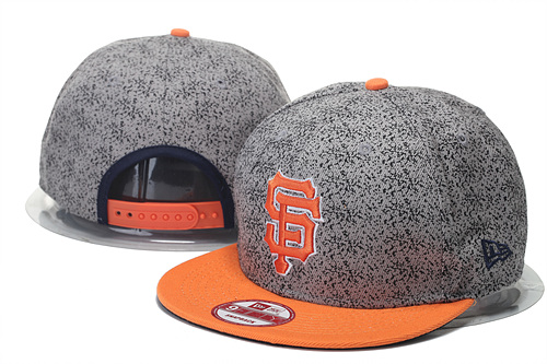 San Francisco Giants Gray Orange Adjustable Hat GS