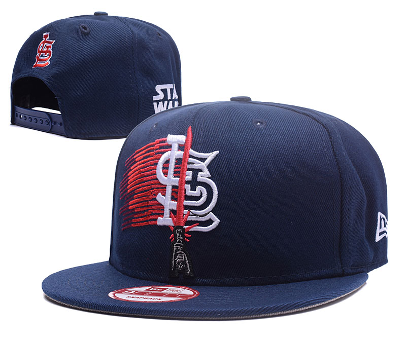St. Louis Cardinals Fresh Logo Navy Game Adjustable Hat GS