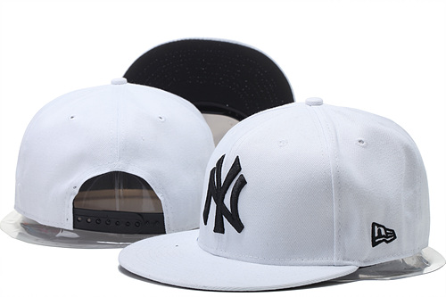 Yankees Fresh Logo White Adjustable Hat GS