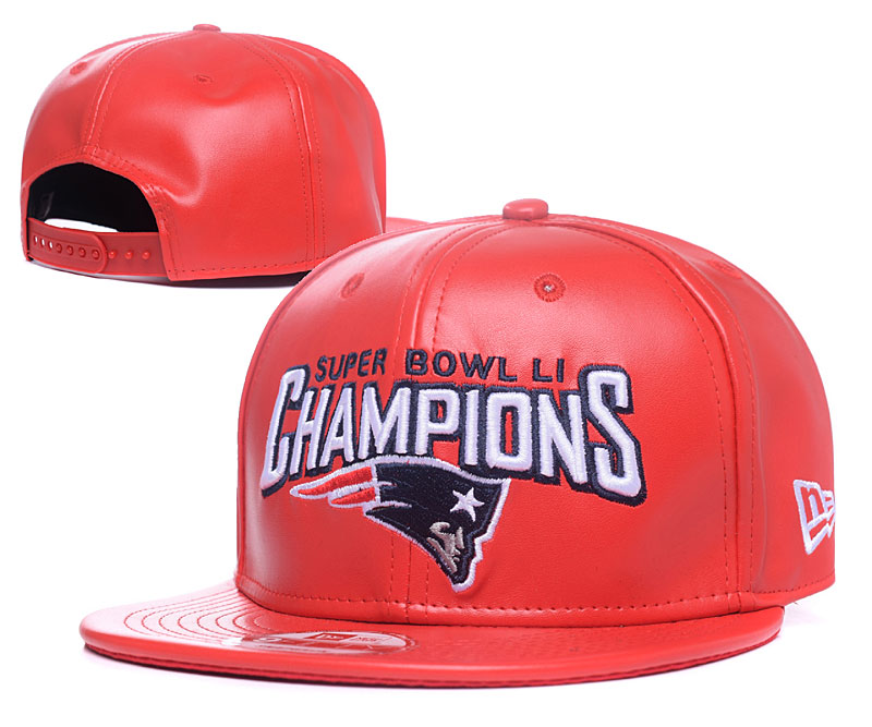 Patriots Team Logo Red Adjustable Hat GS
