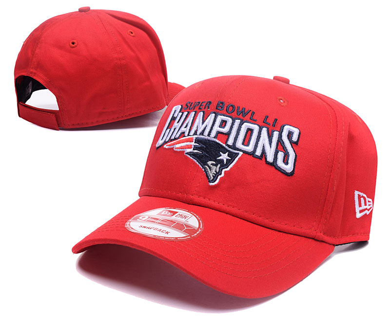 Patriots Team Logo Red Peaked Adjustable Hat GS