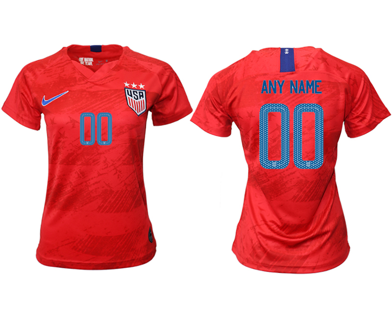 2019-20 America Customized Away Women Soccer Jersey