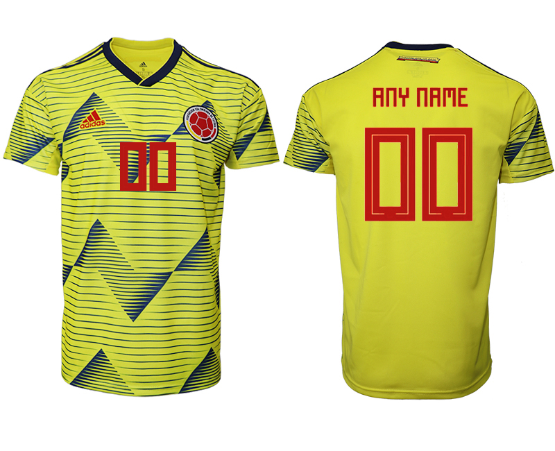 2019-20 Colombia Customized Home Thailand Soccer Jersey