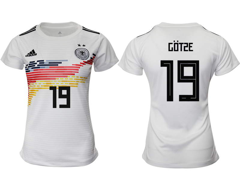 2019-20 Germany 19 GOTSE Home Women Soccer Jersey - Click Image to Close