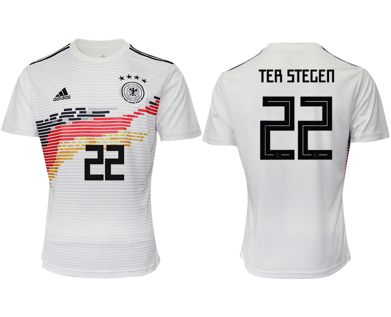 2019-20 Germany 22 TER STEGEN Home Thailand Soccer Jersey