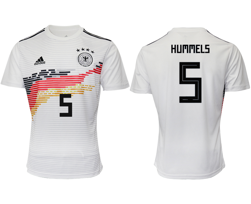 2019-20 Germany 5 HUMMELS Home Thailand Soccer Jersey - Click Image to Close