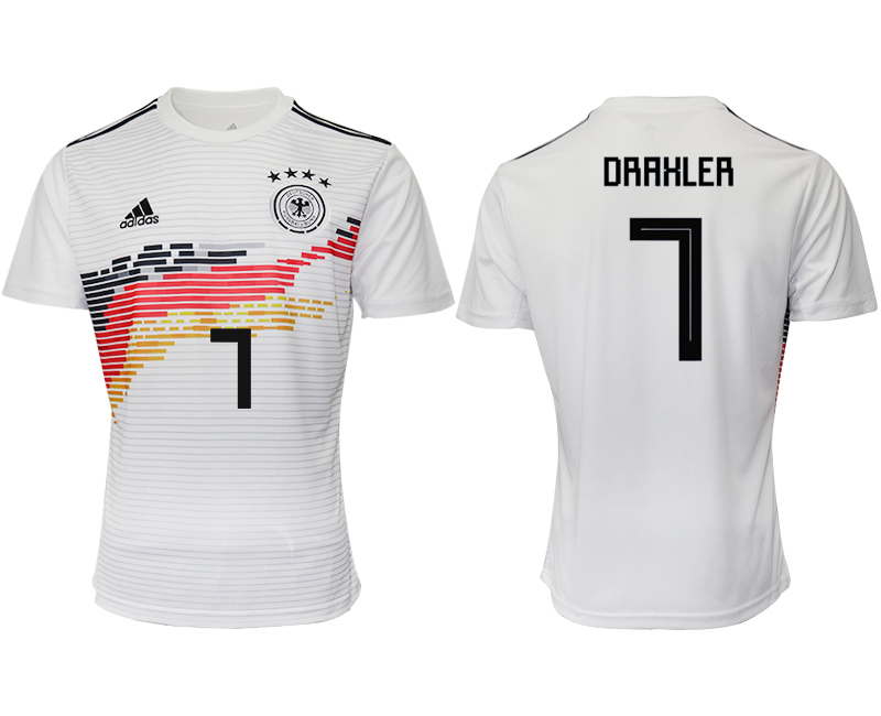 2019-20 Germany 7 DRAHLER Home Thailand Soccer Jersey - Click Image to Close
