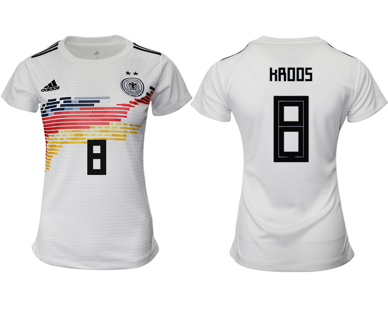 2019-20 Germany 8 HROOS Home Women Soccer Jersey