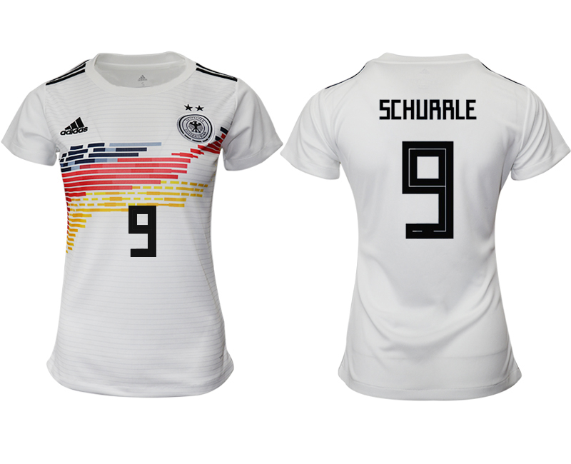 2019-20 Germany 9 SCHURRLE Home Women Soccer Jersey