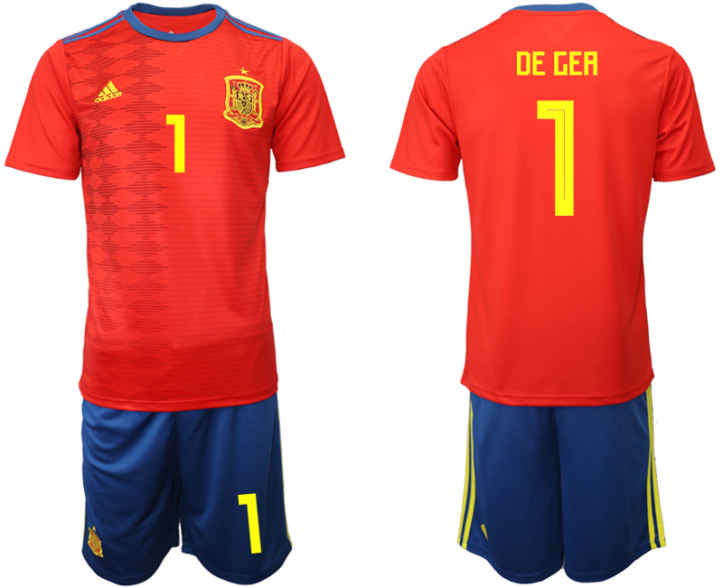 2019-20 Spain 1 DE GEA Home Soccer Jersey