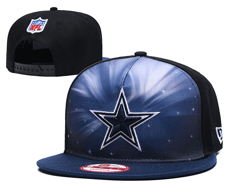 Cowboys Team Logo Navy Black Adjustable Hat GS