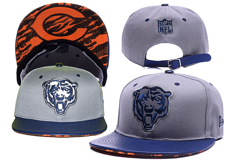 Bears Fresh Logo Gray Navy Adjustable Hat YD