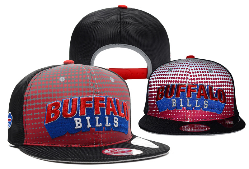 Bills Fresh Logo Red Black Adjustable Hat YD
