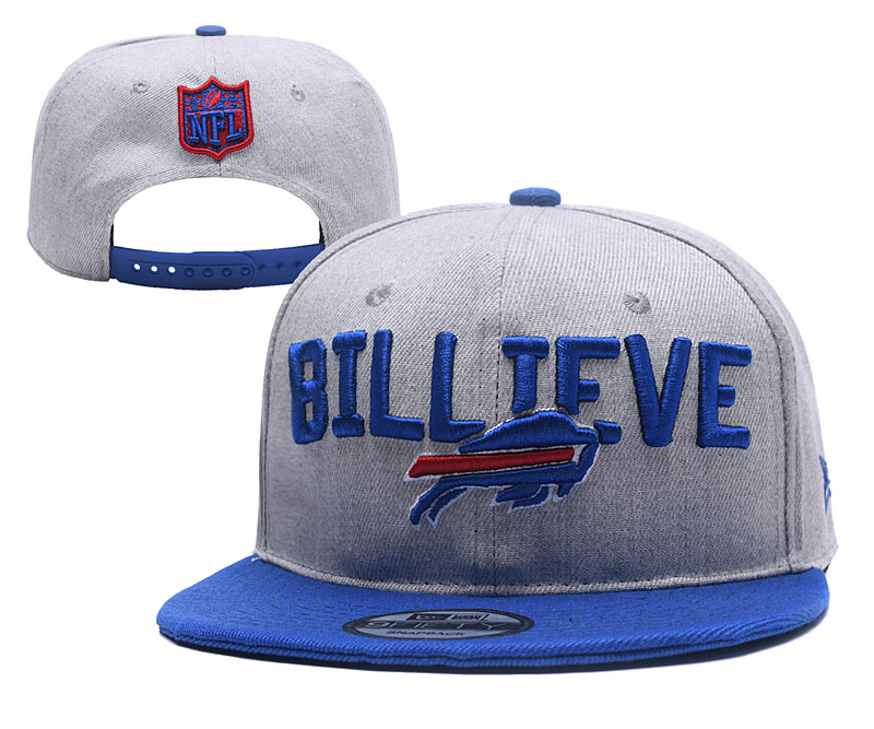 Bills Team Logo Gray Adjustable Hat YD