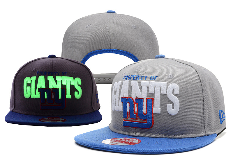 New York Giants Team Logo Gray Royal Adjustable Hat YD
