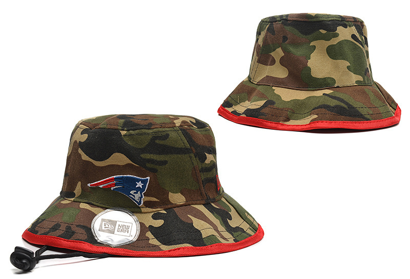 Patriots Team Camo Wide Brim Hat YD - Click Image to Close