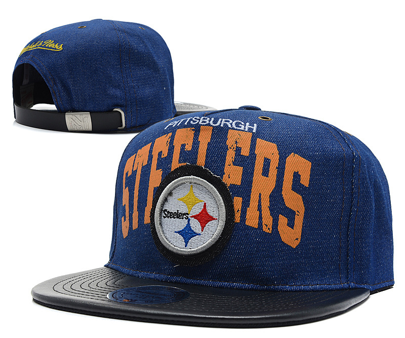 Steelers Fresh Logo Navy Adjustable Hat YD