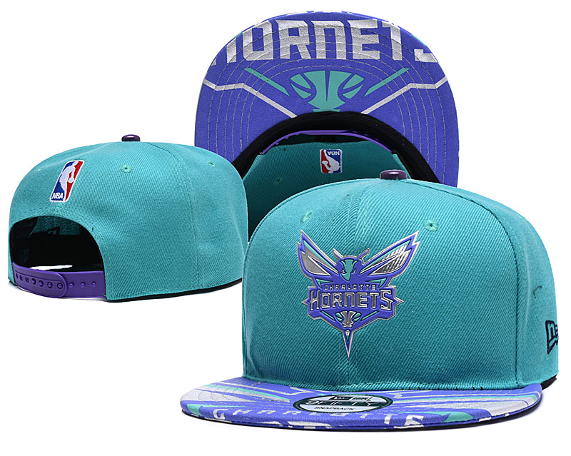 Hornets Team Logo All Blue Adjustable Hat YD