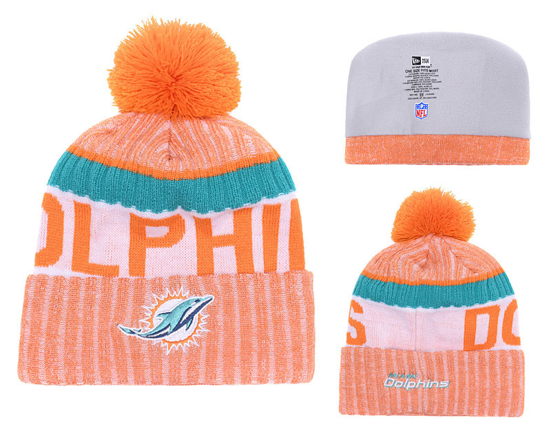 Dolphins Team Logo 2017 Sideline Knit Hat YD