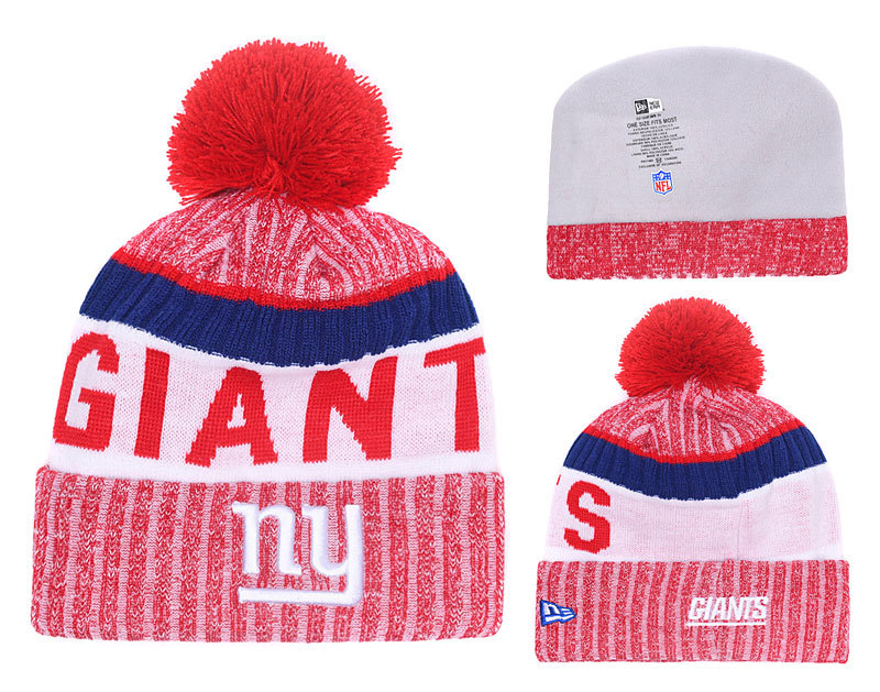 New York Giants Team Logo 2017 Sideline Knit Hat YD