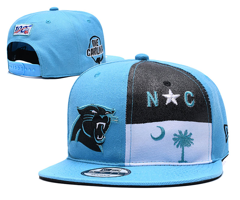Panthers Team Logo Blue Adjustable Hat YD - Click Image to Close