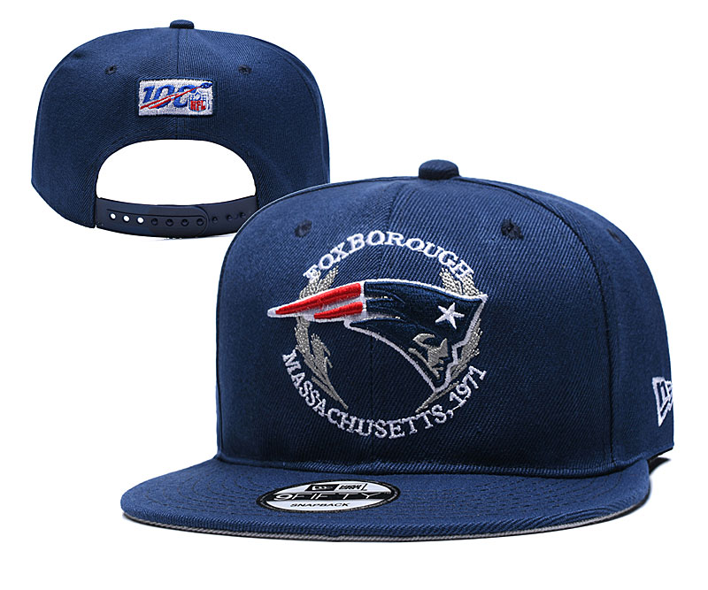 Patriots Team Logo Navy Adjustable Hat YD