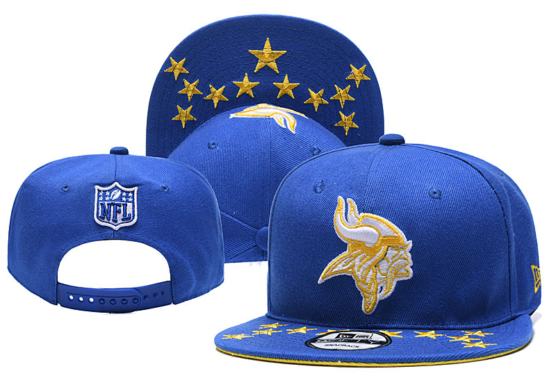 Vikings Team Logo Blue Adjustable Hat YD
