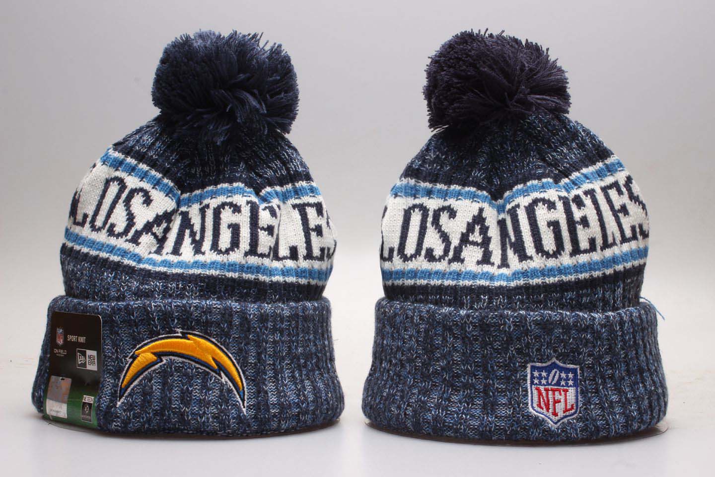 Chargers Blue Sideline Sport Knit Hat YP - Click Image to Close