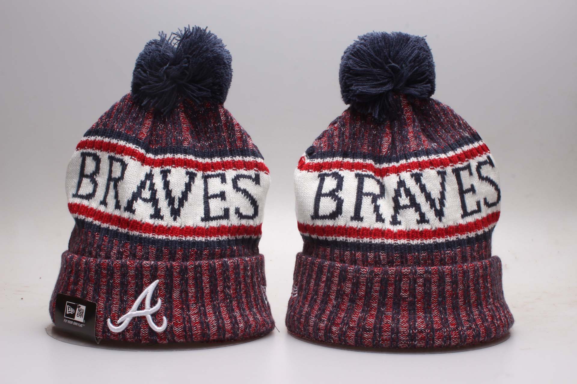 Braves Fresh Logo Navy Knit Hat YP