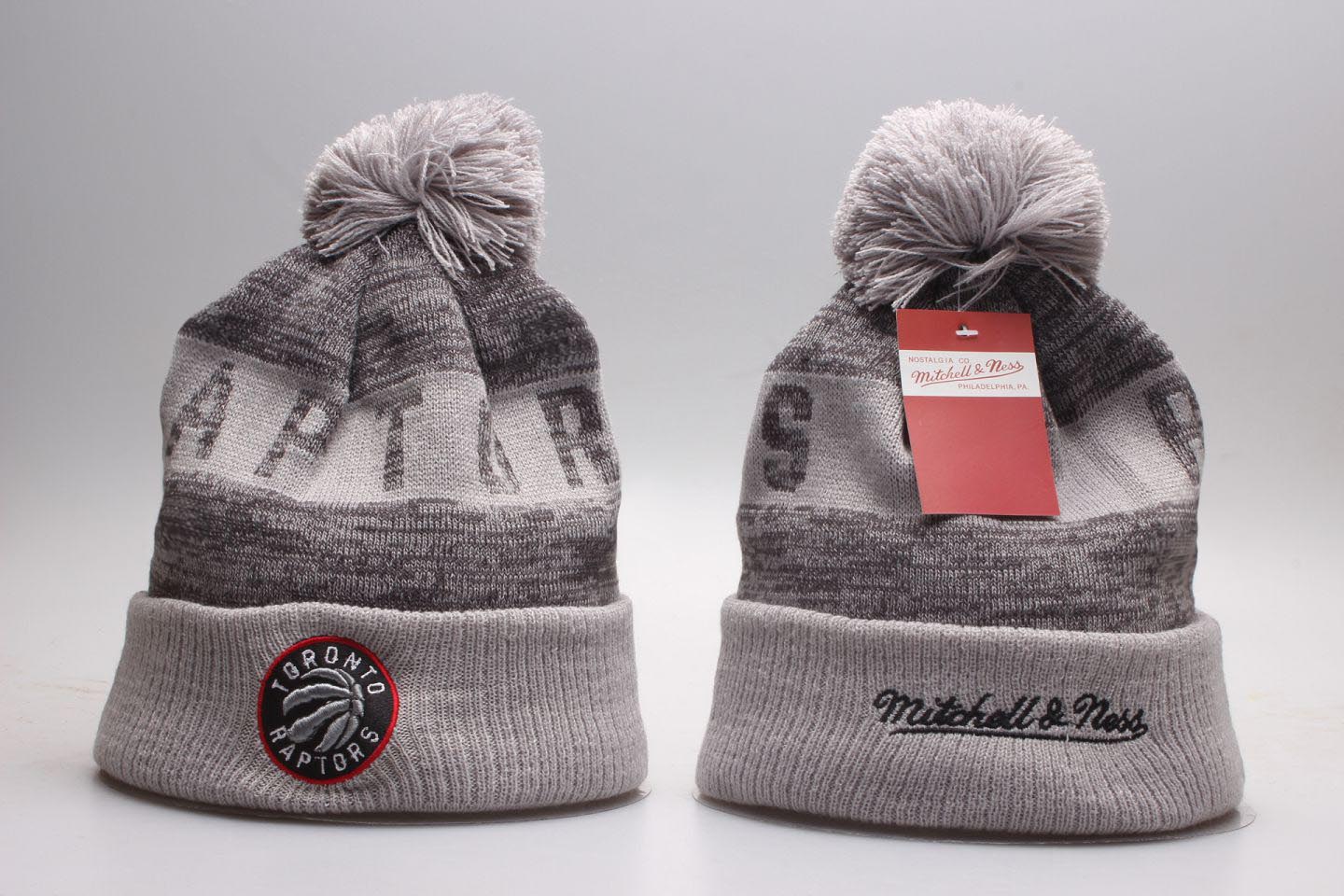 Raptors Team Logo Mitchell & Ness Knit Hat YP