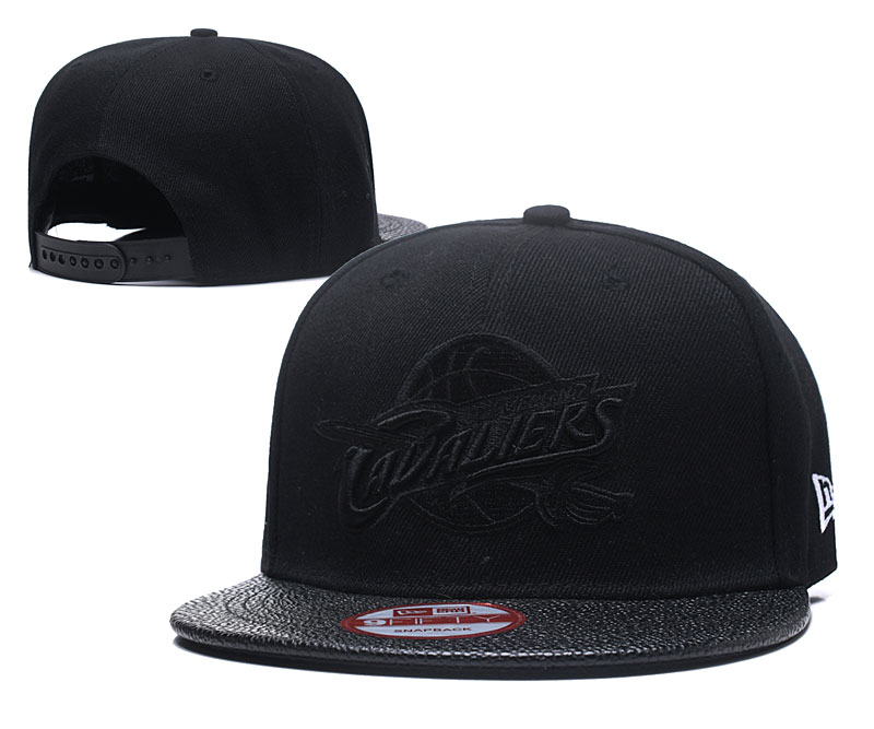 Cavaliers Team Logo All Black Adjustable Hat TX