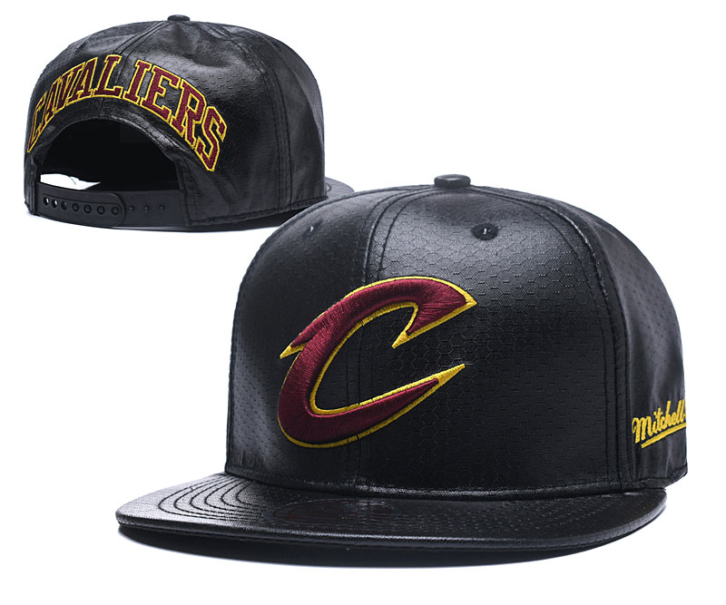 Cavaliers Team Logo Leather Adjustable Hat TX
