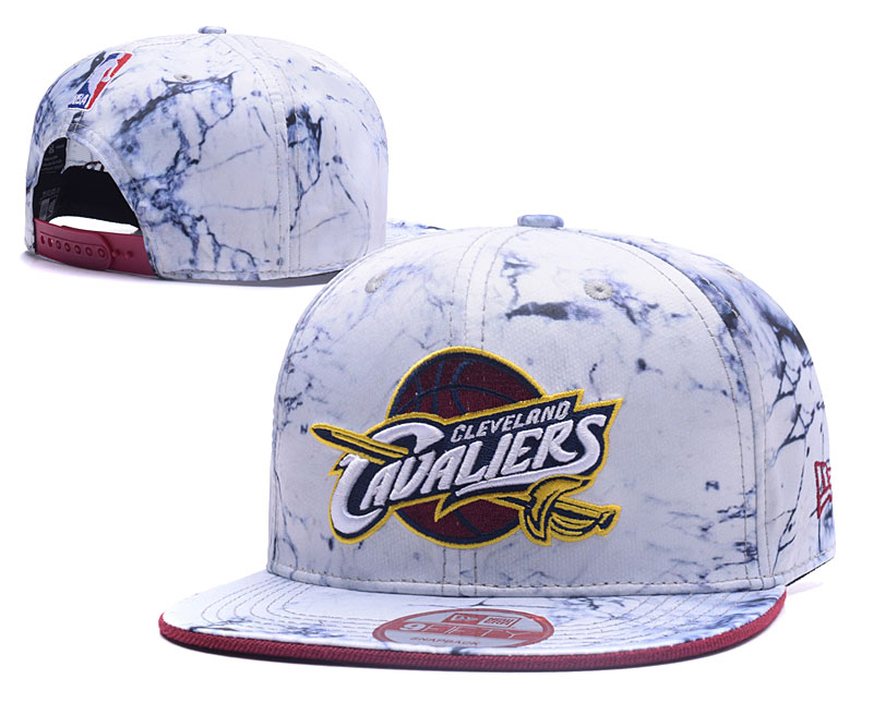 Cavaliers Team Logo Marble Pattern Adjustable Hat TX