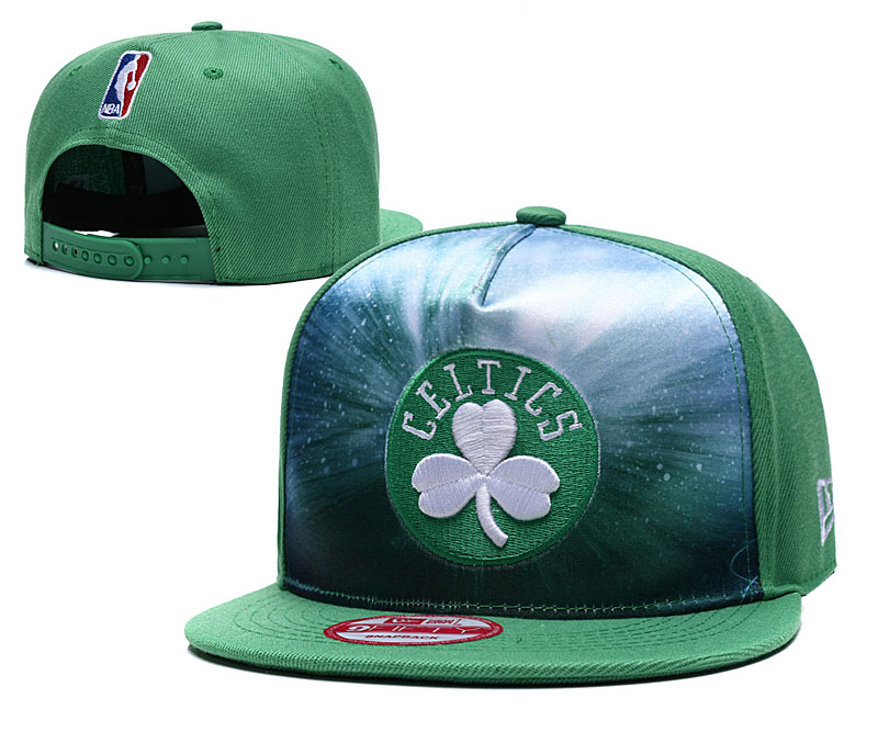 Celtics Galaxy Team Logo Blue Adjustable Hat TX