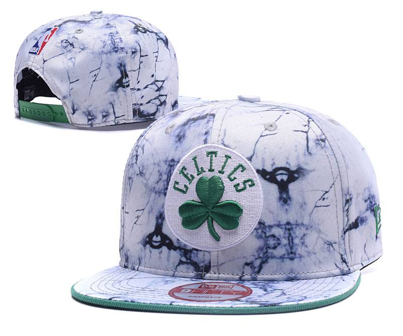 Celtics Team Logo Marble Pattern Adjustable Hat TX