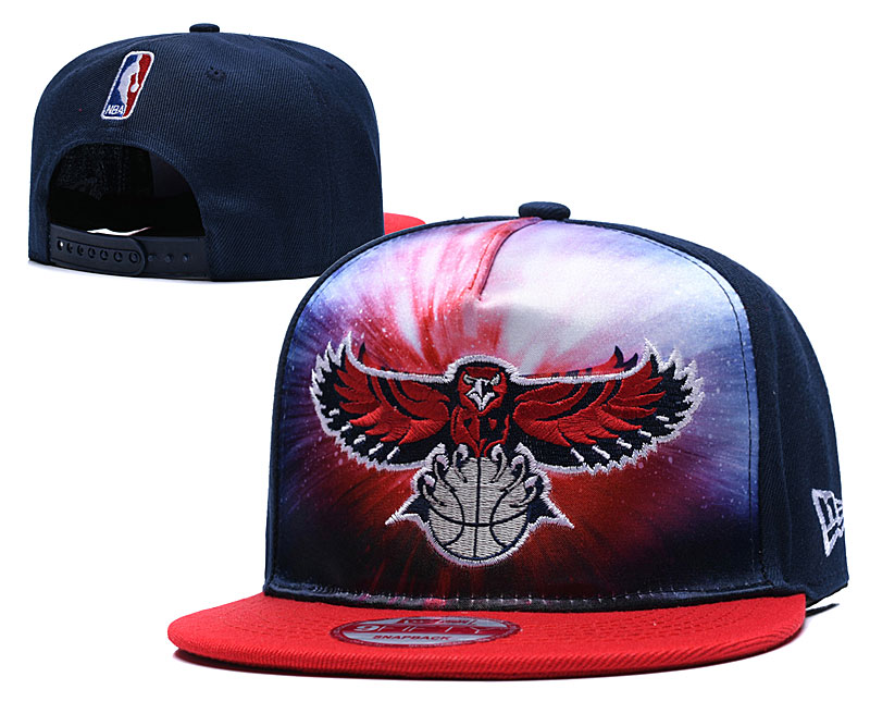 Hawks Galaxy Team Logo Navy Adjustable Hat TX